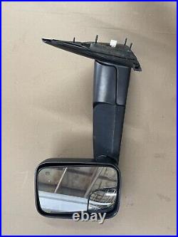 02-10 Dodge Ram 2500 Driver LH Left Power Trailer Tow Flip-up Black Door Mirror