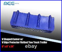 10 Pack 8 x 8 x 24 V Shaped Corner Edge Protector Flatbed Tow Truck Trailer