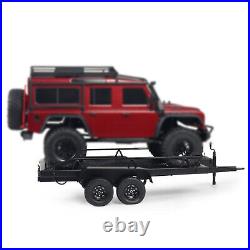 110 Scale Dual Axle Trailer Parts With Tow Accessories For RC Crawler Heavy Car