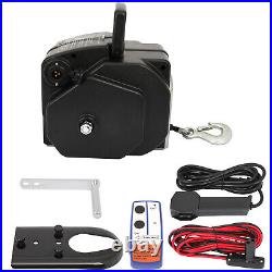 12V 3500LB Portable Electric Winch Towing Boat Kit Truck Trailer Remote Steel
