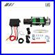12V 9500LBS Electric Winch Synthetic Rope Truck Trailer Tow Off Road 4WD