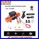 13000lbs Electric Winch 12V Waterproof Truck Trailer Synthetic Rope 4WD with cover