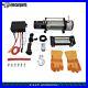 1X Electric Winch Steel Cable 12500lbs 12V Tow Towing Truck Trailer with Remote