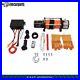 1X Electric Winch Synthetic Rope 13000lbs 12V Tow Towing Truck Trailer with Remote
