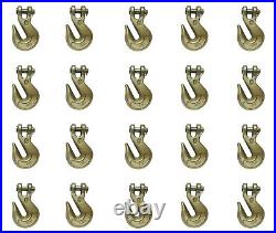20 Pack G70 1/2 Clevis Grab Hooks Tow Chain Hook Flatbed Truck Trailer Tie Down