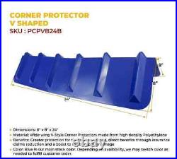 (20 Pack) V Shaped Corner / V Edge Protector, 8 x 24 Flatbed Tow Truck Trailer