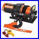 2000LBS Electric Winch 12V Synthetic Cable Truck Trailer Towing Off-Road 4WD