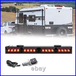 21.5 Tow Stick LED Light Bar Traffic Advisor for Truck Wrecker Trailer Battery