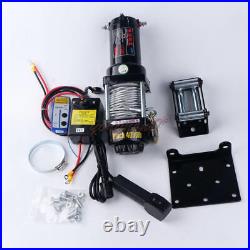 4000LB Electric Winch 24V ATV Towing Truck Trailer Boat Steel Rope Kit