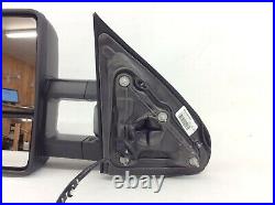 Chevrolet GMC truck Trailer Tow black manual fold Driver Side View Mirror OEM