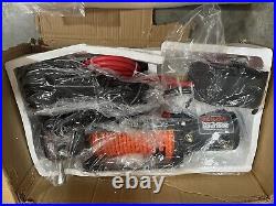 Electric Winch 9500LBS 12V Orange Synthetic Rope Towing Truck Trailer Jeep 4WD