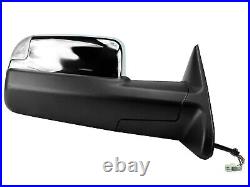 For 2012-2022 RAM Tow Mirror Power Folding with Memory Chrome Cap Passenger Side