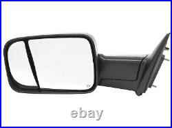 For 2012-22 R1500 R2500 R3500 Power Folding Towing Mirror Chrome Cap Driver Side