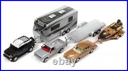 Johnny Lightning JLBT017-B-Case 164 Tow & Go Truck & Trailer 2023 R1 Set B