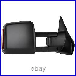 L+R Towing Power Heated Signal Side Mirrors For 07-2016 Toyota Tundra Truck Pair