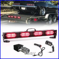 LED Wireless Tow Trailer Light Bar Stick Flashing Warning Magnetic Base Truck
