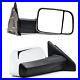 Manual Chrome Towing Side Mirrors For 07 Dodge Ram 3500 Truck Trailer Left+Right