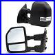 Manual Towing Mirrors For 99-16 Ford F-250 F-350 F-450 F-550 Super Duty Trailer