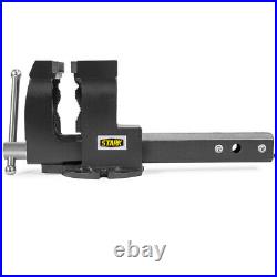 Stark USA 6 Vise Clamp Tow Hitch Mount 2-inch Receiver Built-in Bench Mount
