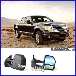 Tow Mirror Fit For 2015-2020 Ford F-150 Truck Driver Left Side LH Power Heated