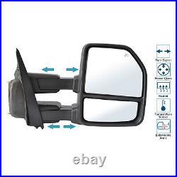 Towing Mirror Power Heated Fit For 2015-2020 Ford F-150 Pickup Passenger RH Side