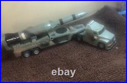 Very Rare Boley U S Army Simi And Trailer With Missile Launcher and Missile