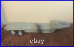 Very Rare Boley U S Army Simi And Trailer With Missile Launcher and Missile